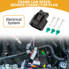 Mitsubishi Evo 3 Pin Crank Cam Speed Sensor Connector Plug (1992-1994)