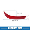 Mercedes-Benz (ABS Red Gray) 1 Pair Rear Bumper Reflector Light