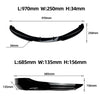 BMW E90 E91 320i 330i Front Bumper Spoiler Side Covers (2009-2012)
