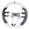 Honda Civic 8th Gen (2006-2011) - Custom Silver Carbon Fiber Steering Wheel
