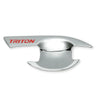 Mitsubishi Triton L200 Chrome Red  Door Handle Insert Bowl Cup Trim (15-22)