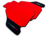 Ferrari F430 Carpet with Alcantara Leather Red Floor Mats (2004-2009)