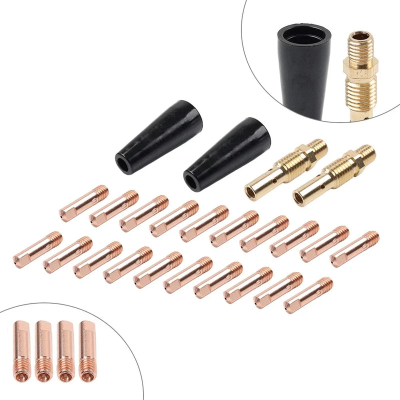MB 14AK Flux Core Welder 24 x Nozzle Tips Kit (No Year Specified)