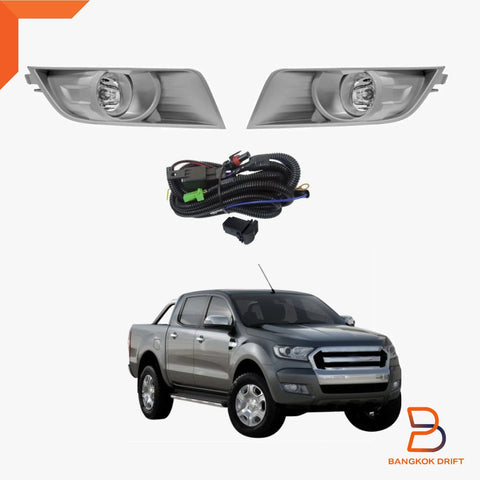Ford Ranger Ute T6 PX2 Grey Cover Fog Lamp Spot Light (2015-2018)