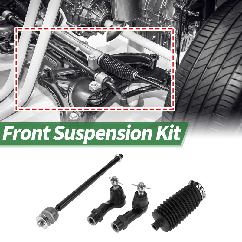 Dodge Dart 6pcs Suspension Kit Inner/Outer Tie Rod Ends (2013-2016)
