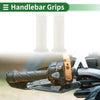 Handlebar Grips 25mm Motorcycle Hand Grips Cover TPU White