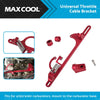 Carb 4150 4160 Carburetor Billet Aluminum Red Throttle Cable Bracket