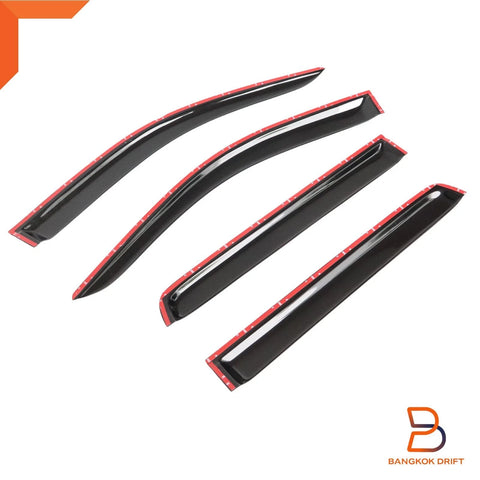 Nissan NP300 Navara D23 Silver Visor Wind Deflector (2015-2020)