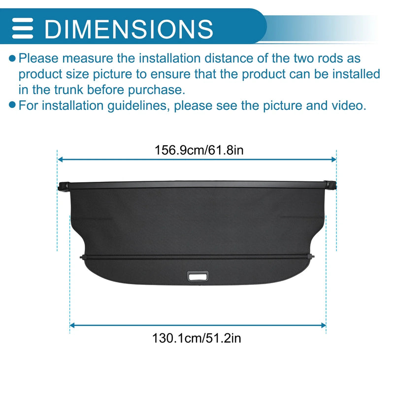 GMC Hummer EV SUV (24-25) Black Carbon Fiber Rear Retractable Cargo Cover