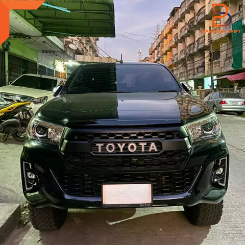 Toyota Hilux UTE SR5 Tundra Style Front Grille Red Letter (2018-2020)
