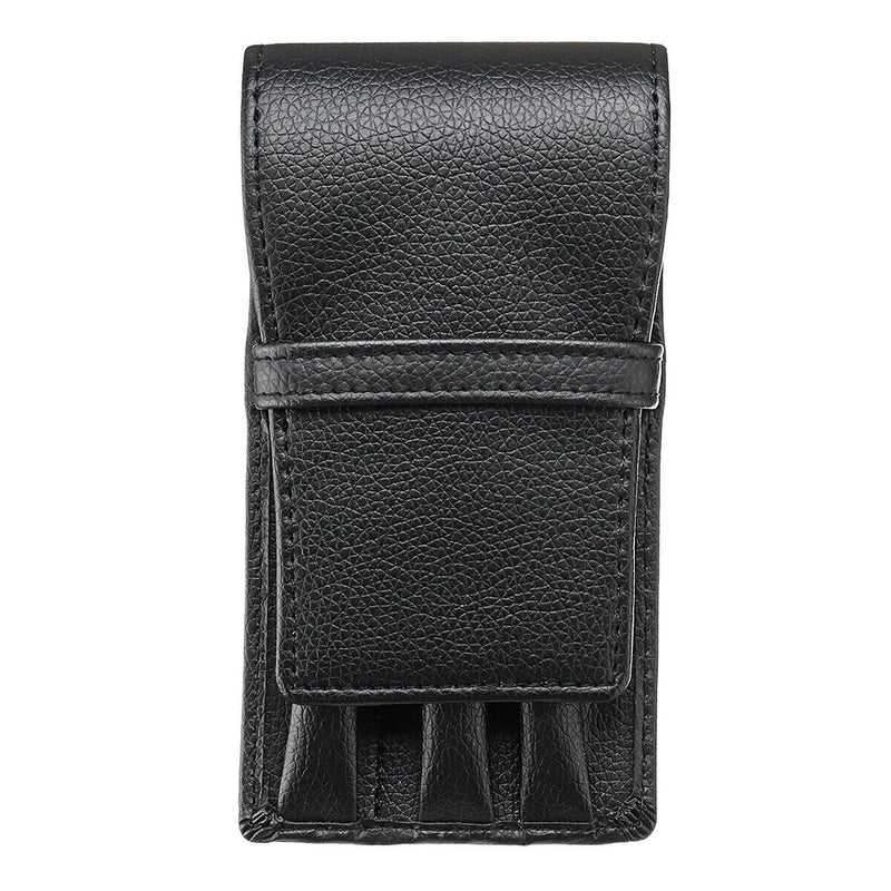 Pens Roller Storage Holder Leather Fountain Pen Case Pouch 3 Holes