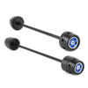 Ducati Scrambler Fork Swingarm Crash Pads Axle Set Blue (2015-2023)