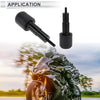 Motorcycles 2 x 1.1" Aluminum Alloy Plastic Motorcycle Slider Frame Black