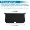 Land Rover Range Rover (2014-2021) Gloss Black Rear Cargo Cover