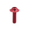 30pcs Universal Red M6 x 20mm Motorcycle Metal Fairing Hexagon Bolts Screws
