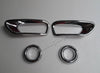 Jeep Compass Front & Rear Fog Light Lamp Cover Trim Chrome (2011-2015)