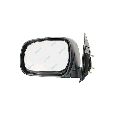 Toyota Hilux 2005-2015 Ute Left LHS LH Black Manual Side Door Mirror