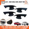 Holden Colorado Ute Matte Black Door Handle Cover Insert (2012-2023)