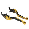 BMW S1000RR S1000R Gold CNC Folding Extendable Brake Clutch Levers (2015-2019)