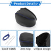 Infiniti QX50 Black Blue Faux Leather Shift Knob Cover (2019-2024)