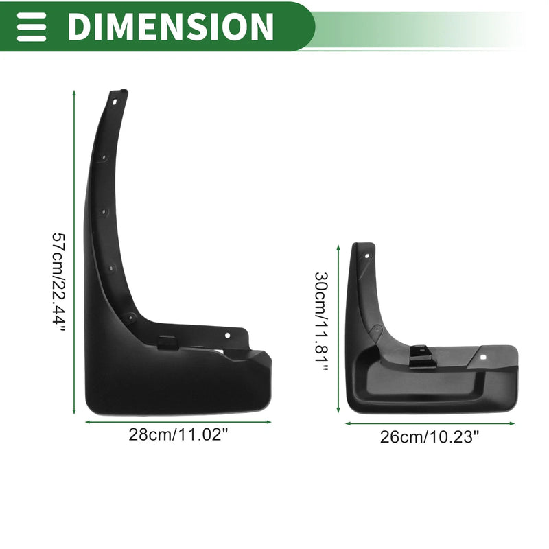 Nissan Patrol Y62 Mud Flaps Splash Guards (2011-2019)