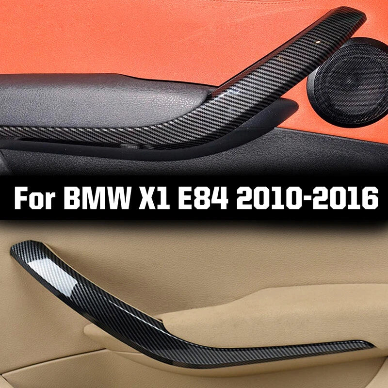 BMW X1 E84 (2009-2015) Carbon Fiber Left Driver Inner Door Handle Pull Panel