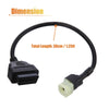 Honda Motorcycle 38cm 4 Pin OBDII Cable Diagnostic Adapter