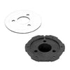 Jeep Wrangler JK JKU JL JLU JT Antenna Base Cover Mount Kit (2007-2023)