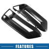 Honda Accord (2018-2020) Black 2 x Front Fog Light Grille Covers
