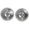Make Model 7" Sealed Beam 178mm Round Glass Lens Headlight Pair H4 Type