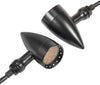 Harley XL LED Chrome Bullet Amber Turn Signal Lights (2004-2023)