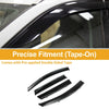 Nissan Murano 2009-2014 Side Vent Visor Black 1 Set Window Deflectors