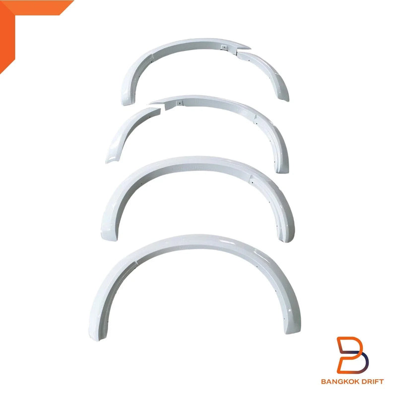 Isuzu D-Max Ute 3" White Slim Fender Flares (2020-2023)