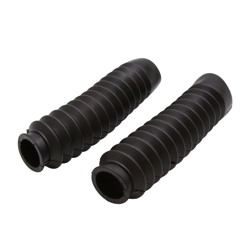 Honda Wuyang 2 x Black Motorcycle Front Fork Dust Covers