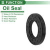 Oil Seal 40x75x10mm NBR Rotary Shaft Seal Black