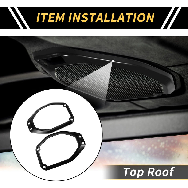 Jeep Gladiator JT Top Roof Speaker Audio Frame Cover Trim (2020-2024)