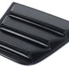 Dodge Charger Body Side Window Cowl Louvers Air Vent Scoop Shade Cover Black (2011-2023)