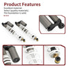 Polaris RZR 800 S 2 x Left & Right Front Air Shocks Absorbers (2009–2012)