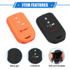 Honda Accord (2016-2021) - Black Orange 2 x Smart Remote Key Shell
