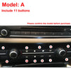 BMW 5 X5 X6 F10 F18 F02 Set Replacement Climate Air Condition Buttons Fit