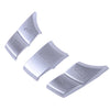 BMW 2 3 4 5 6 X5 X6 5 x Silver ABS iDrive Multimedia Button Covers