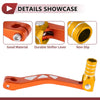Yamaha TTR50cc Folding Gear Shifter Lever Orange Gold Tone