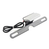 Motorcycle Silver LED Brake Tail Light License Plate Mount Holder