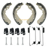 Kawasaki Mule 500 520 550 2 x Front & Rear Brake Wheel Cylinders w/Shoes