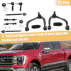 Ford F-150 (2004-2023) - Metal Rubber Black 12 x Front Suspension Kit