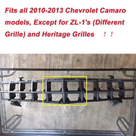 Chevrolet Camaro Front Grill Emblem Bowtie Delete (2010–2013)