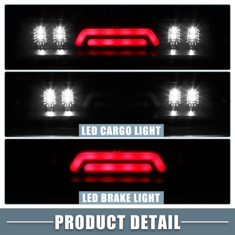 Ford F-150 (2015-2023) Black Housing Smoked Lens High Mount Stop Light