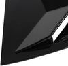 Toyota Corolla Glossy Black Side Window Louver Cover Trim (2014–2018)