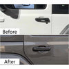 Jeep Wrangler JL Gladiator JT Carbon Fiber Door Handle Covers (2018-2023)