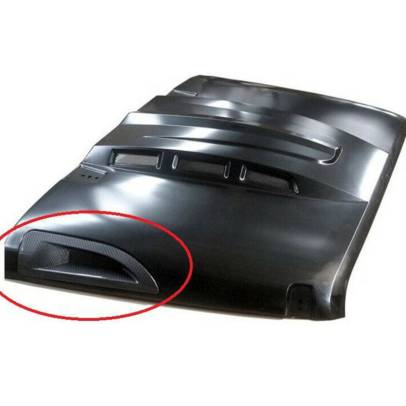 Jeep Wrangler JK 2 x Hood Air Outlet Cover Trim (2007-2017)